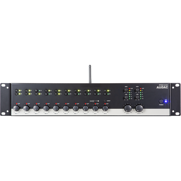 Audac PRE220 2-Zone Mixer with Pre-Amplifier