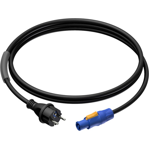Procab PRP432 Power câble d'alimentation PowerCON - Schuko mâle 1,5 m