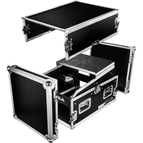 Odyssey FZGS1404 Pro Combo Rack Case avec plateau pour ordinateur portable