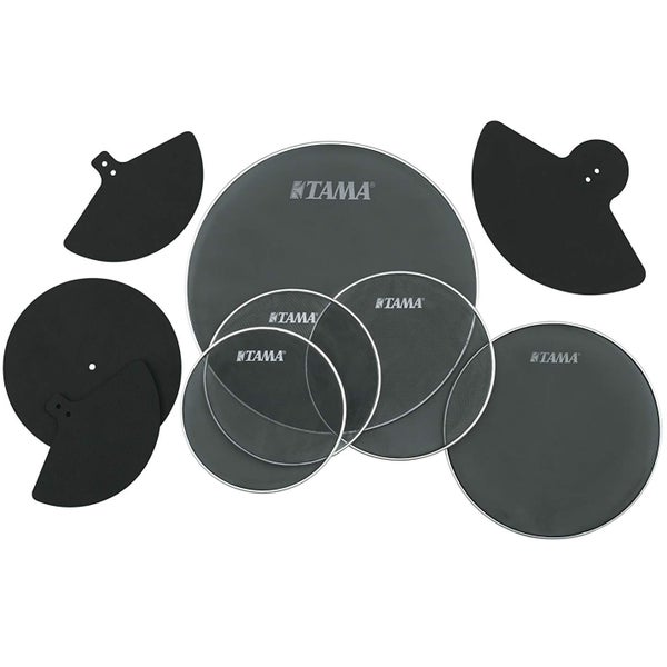 Tama SPP522C Silent Practice Pack láminas de malla + alfombrillas amortiguadoras