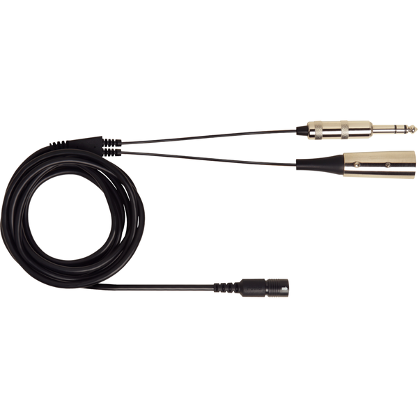 Shure BCASCA-XLR3QI câble de réserve avec connecteur XLR-3 pour BRH440M, BRH441M