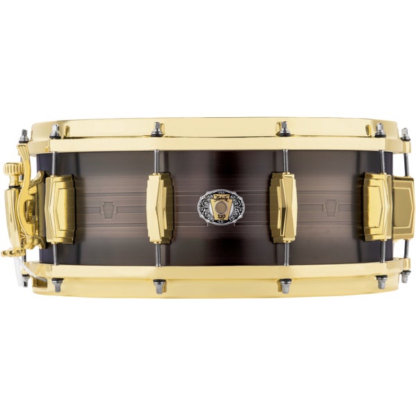 Ludwig LBR5514CX Heirloom Black Brass 14 x 5.5-inch Snare Drum