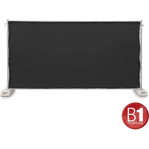 Adam Hall 0159XBAU1 Fencing Gauze, 176cm x 341cm (Black)