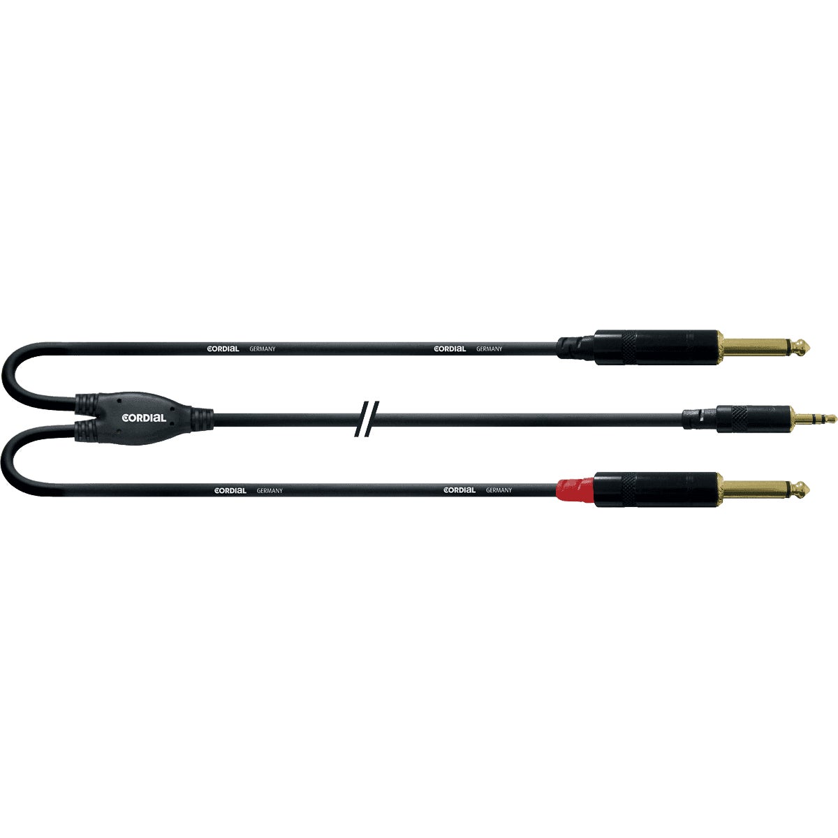CORDIAL Kabel Y Adapter minijack stereo/2 jack mono 3 m Kabel Adapter Essentials Mini-Jack / Jack - Bild 4
