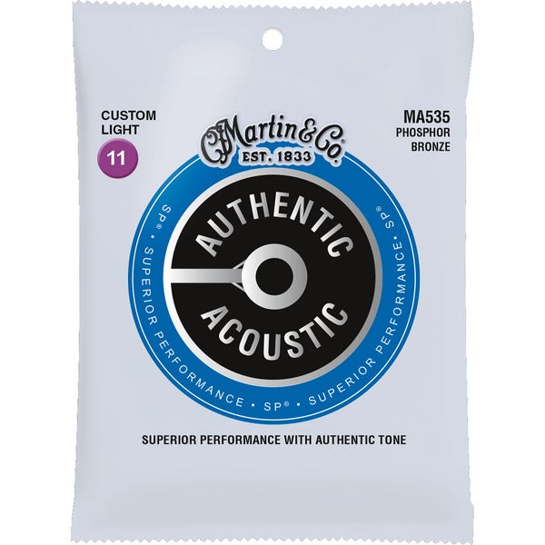 Martin Strings CMA535 Authentic Acoustic Phosphor Bronze 3-Pack