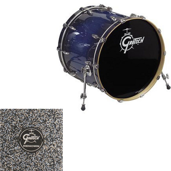 Gretsch Drums RN1-1822B-BM Renown Maple 2013 en azul metálico (Blue Metal)