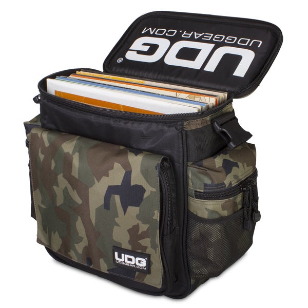 UDG Ultimate Slingbag sac de transport pour disques vinyles (noir + camo)