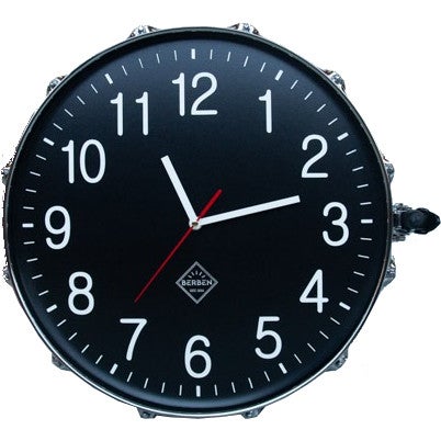 Berben BDDK-S-Z Drum Klok Slim zwart
