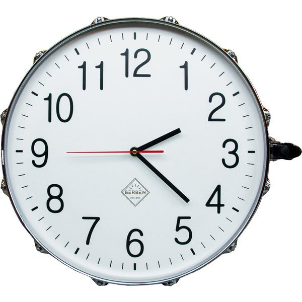 Berben BDDK-S-W horloge batterie Slim blanc