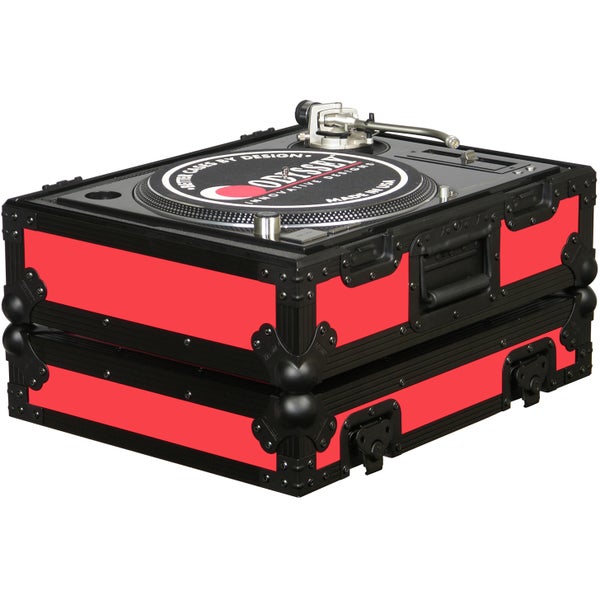 Odyssey FR1200BKRED Universal Turntable Case (Red)