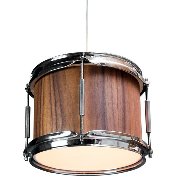 Berben BDHDHL-N Wooden Drum Light (Walnut)