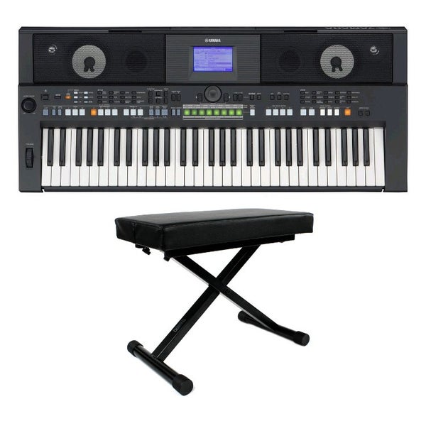 Yamaha PSR-S650 keyboard with keyboard bench | Bax Music