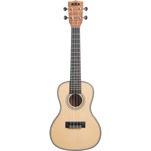 Kala KA-SSEM-C Solid Spruce Exotic Mahogany ukulélé concert avec housse