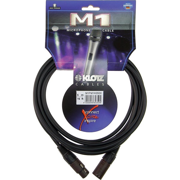 Klotz M1FM1K0300 câble microphone XLR 3m