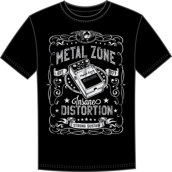 Boss MT-2 Metal Zone Pedal T-Shirt (Size XL)