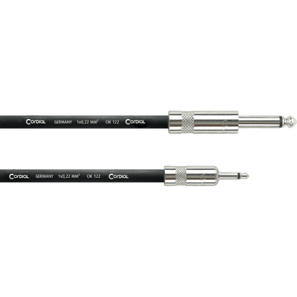 Cordial CPI2PZ Peak Minijack - jack mono m./m. - 200cm