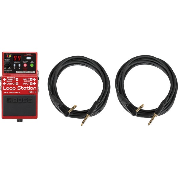 Boss RC-3 Loop Station avec câbles