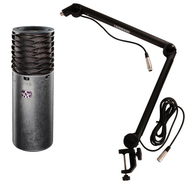 Aston Microphones Spirit large-diaphragm condenser microphone with broadcast arm
