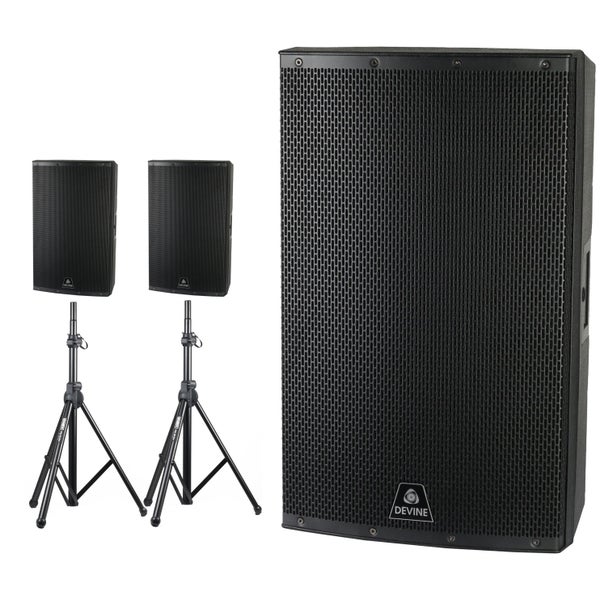 Devine Onyx 15A + kit pieds d'enceinte