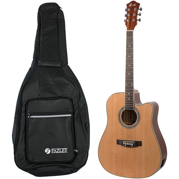 Fazley FE118CN guitarra eléctrica acústica western + gig bag
