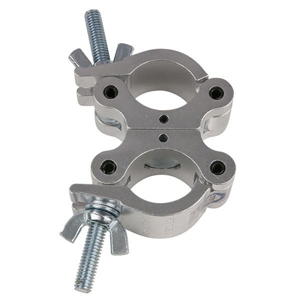 Showtec 50 mm Swivel Coupler 500 kg (Silver Metallic)