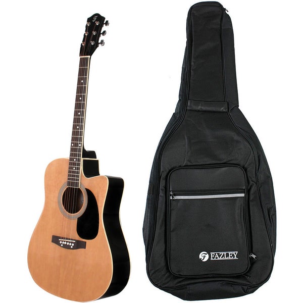 Fazley W50CN guitare acoustique folk natural + housse