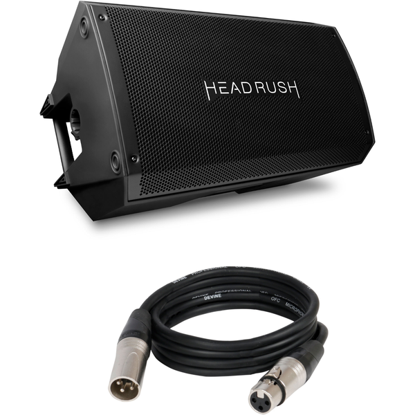 HeadRush FRFR-112 retour de scène actif avec câble XLR