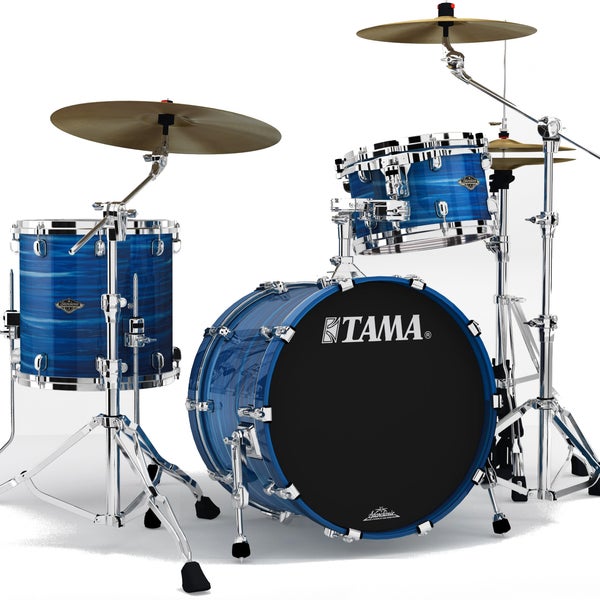 Tama WBS30RS-LOR Starclassic W/B Ocean Blue Ripple Juego de conchas de 3 piezas