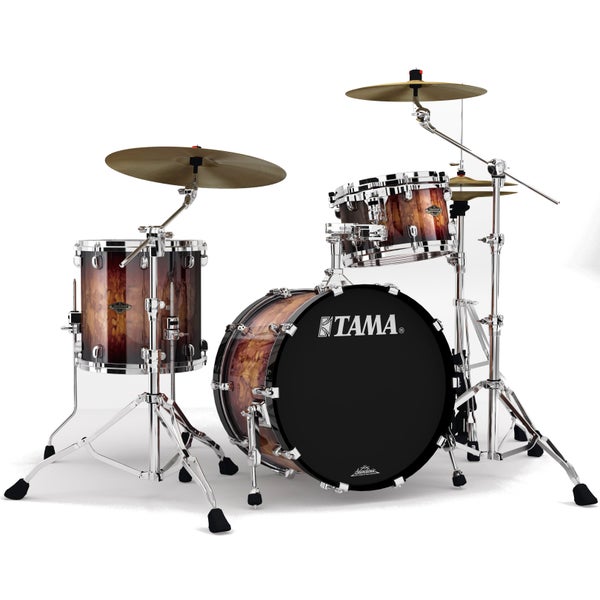 Tama WBS30RS-MBR Starclassic W/B Molten Brown Burst Juego de conchas de 3 piezas