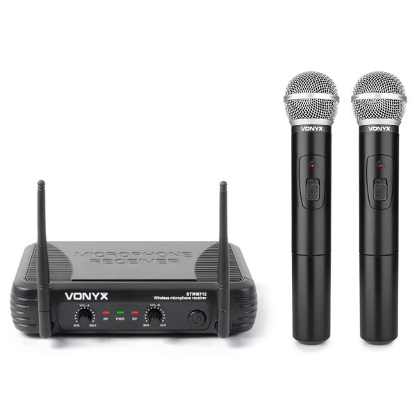 Skytec STWM712 sistema microfonía inalámbrico 2 canales