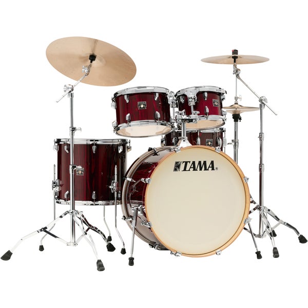 Tama CL52KRS Superstar Classic Gloss Garnet Lacebark Pine Juego de conchas de 5 piezas