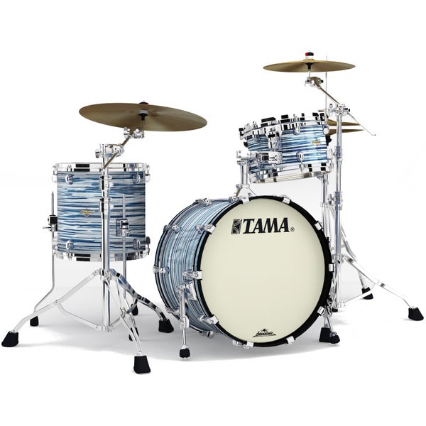 Tama MR30CMS-BWO Starclassic Maple Blue & White Oyster 3d. shellset
