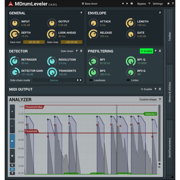 MeldaProduction MDrumLeveler (téléchargement)
