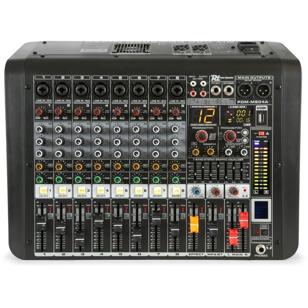 Power Dynamics PDM-M1204A table de mixage 12 canaux avec ampli intégré