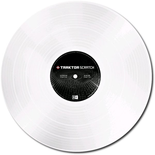 Native Instruments Traktor Scratch Control Vinyl MKII blanc