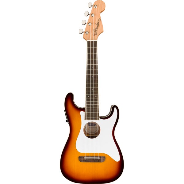 Fender Fullerton Strat Uke Sunburst ukelélé électro-acoustique format concert