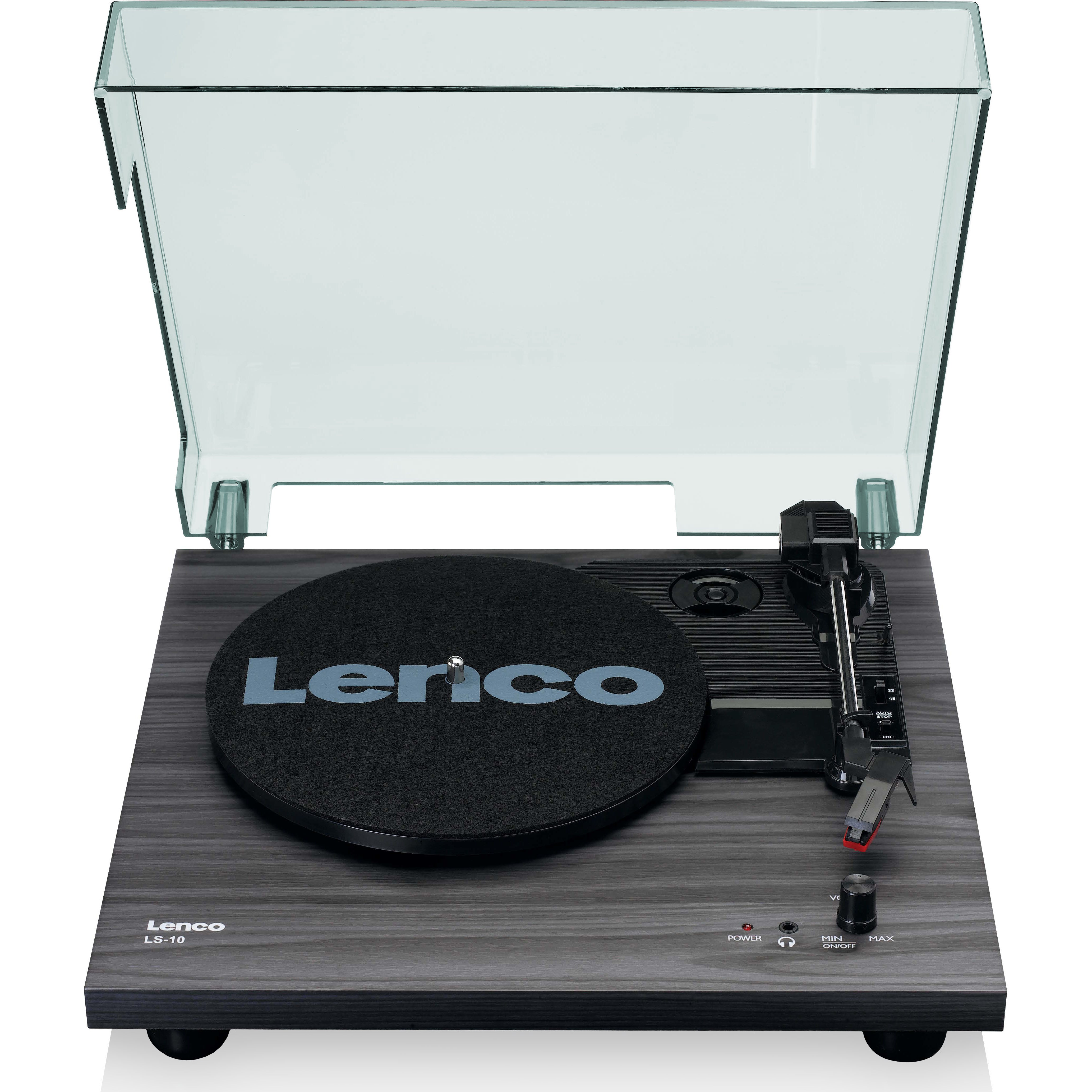 Lenco Plattenspieler - Ls-10Bk - Eingebaute Lautsprecher, 33/45 Rpm, Schwarz 8711902040965 - Image 3