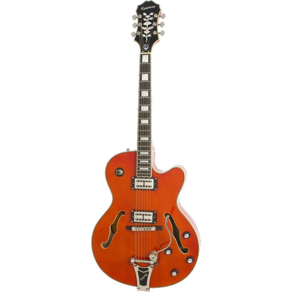 Epiphone Emperor Swingster Orange semi-akoestische gitaar