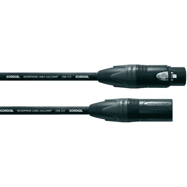 Cordial CEM7.5FM Peak Pro câble micro XLR mâle – XLR femelle 7,5 mètres