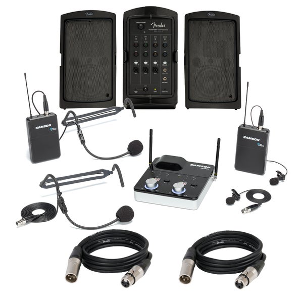Samson Concert 288m Presentation System avec sono Fender Passport Conference (K 470 - 494 MHz)