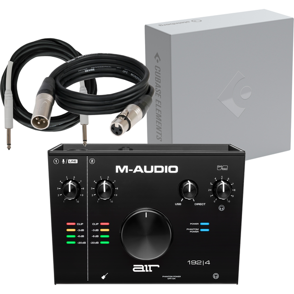 M-Audio Air 192|4 pack d'enregistrement avec Cubase Elements 10.5