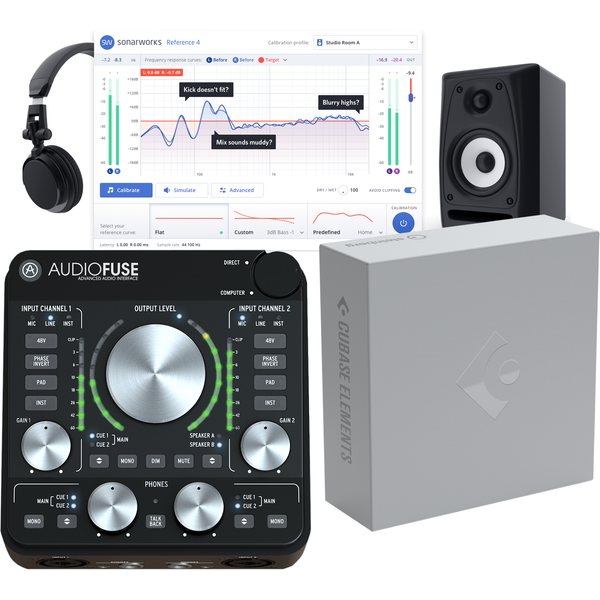 Arturia AudioFuse Rev 2 Bundle with Sonarworks + Cubase Elements 11