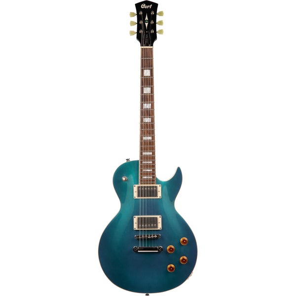 Cort Classic Rock CR200 Flip Blue Electric Guitar with Pearlescent Finish