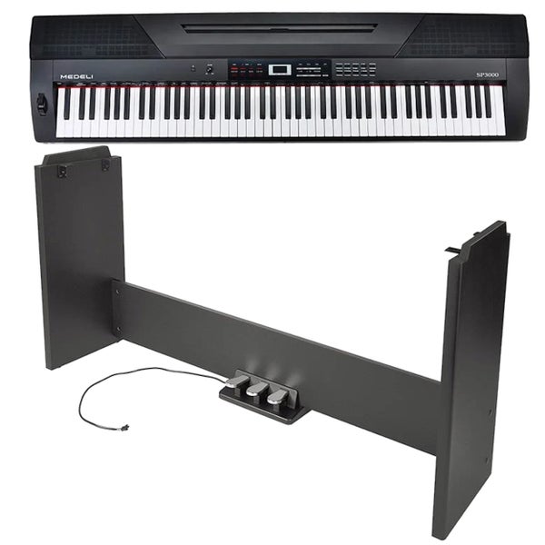 Medeli SP3000 Digital Piano + Base Frame with Pedals