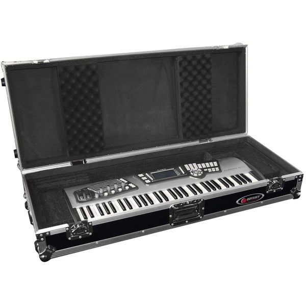 Odyssey FZKB61W Universal Flight Case for 61-Note Keyboards