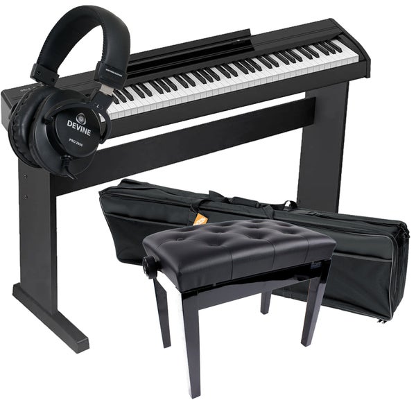 ORLA SP120/BK Stage Starter Digital Piano + Frame, Bench, Bag and Headphones