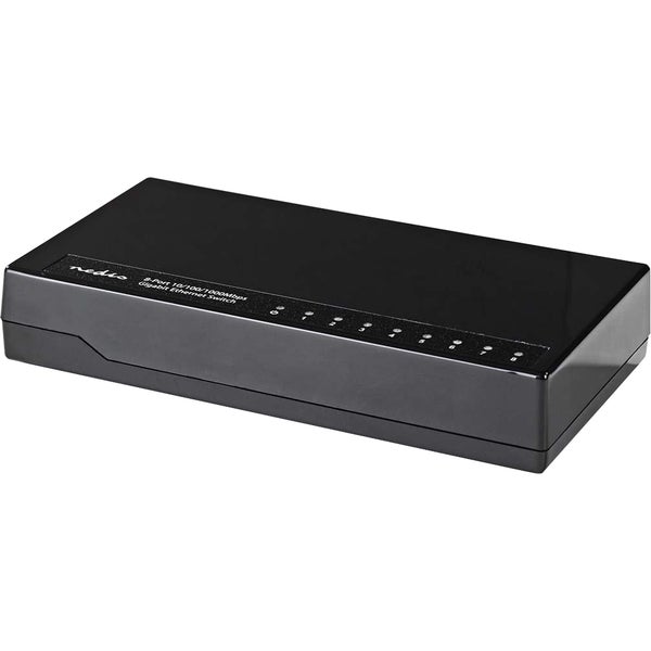 Nedis NSWH8P100BK 8-Port Gigabit Network Switch