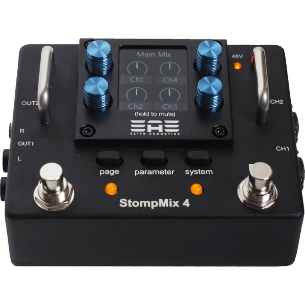 Elite Acoustics Stompmix X4 mixeur numérique format pédale