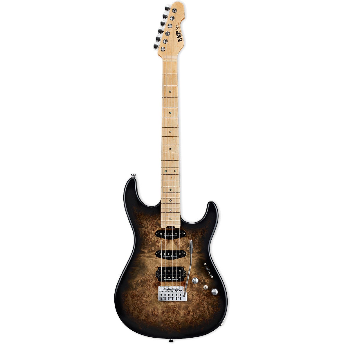 Snappers Musical Instruments ESP Original Series Snapper CTM Nebula Black Burst MN avec h | Bax Music