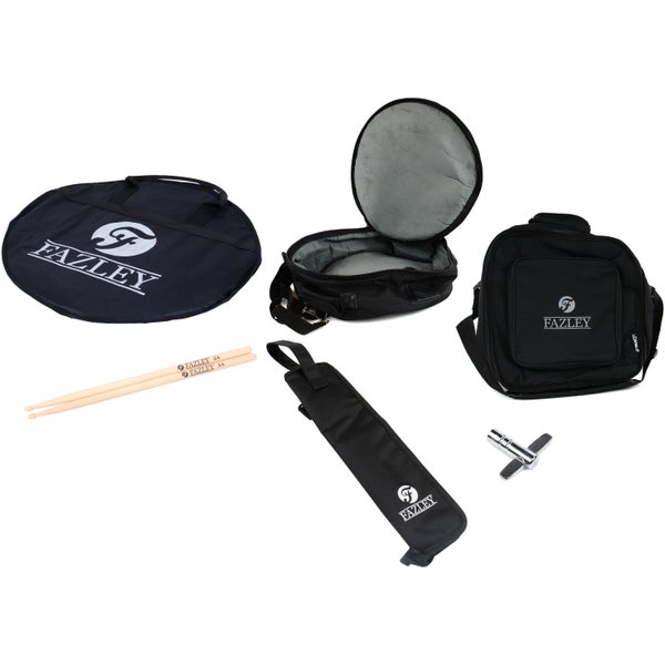 Fazley Drum Essential Bags housse pour cymbales + housse pour caisse claire + housse pour baguettes + housse pour pédale